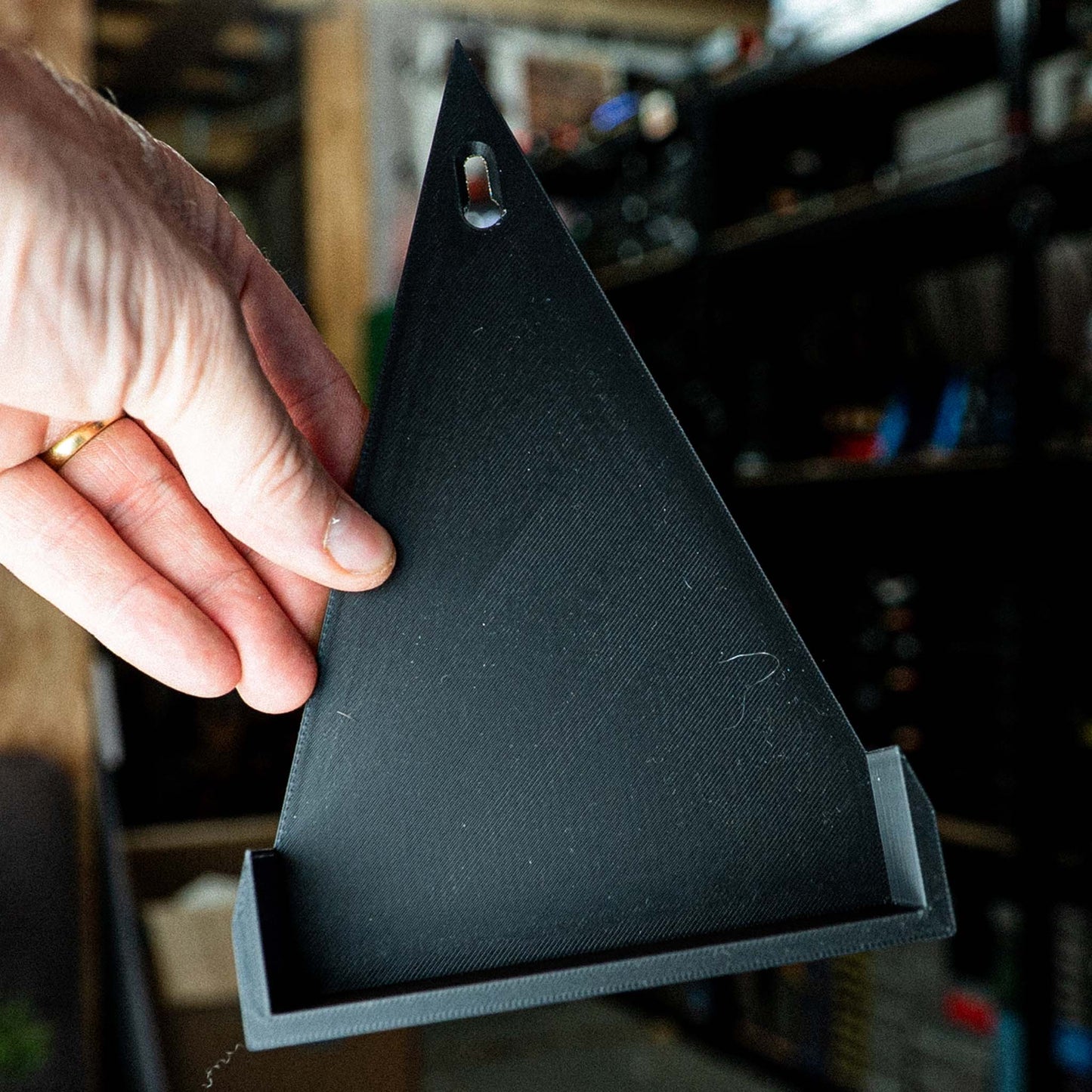 VHS wall mount shelf