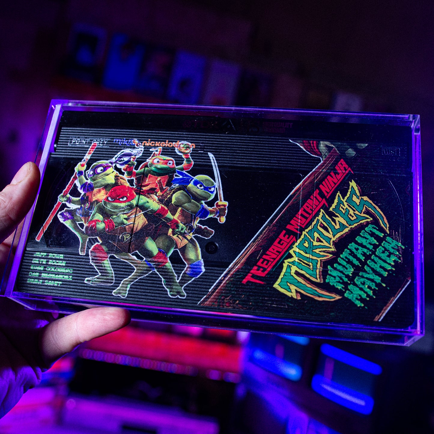 TMNT: Mutant Mayhem VHS w/ Acrylic Case Pre-Order