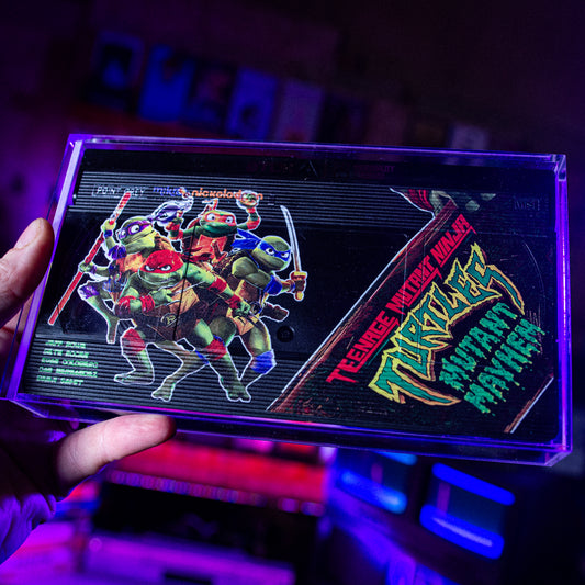 TMNT: Mutant Mayhem VHS w/ Acrylic Case Pre-Order