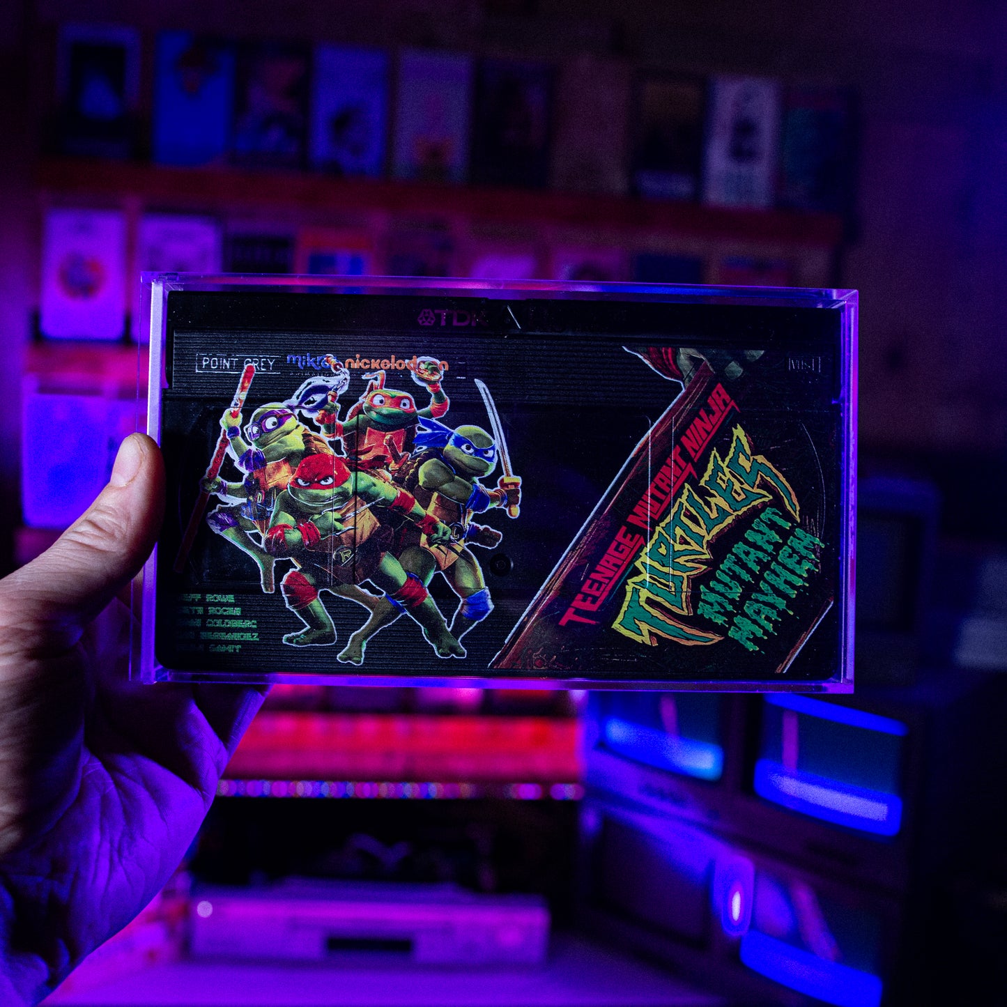 TMNT: Mutant Mayhem VHS w/ Acrylic Case Pre-Order