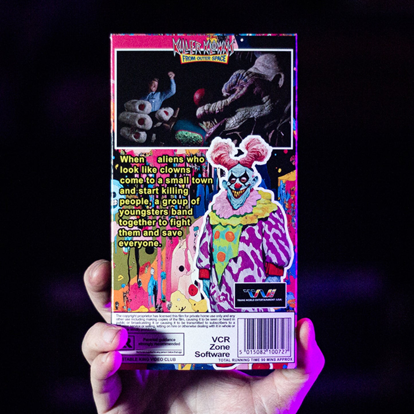 Killer Klowns from Outer Space on VHS