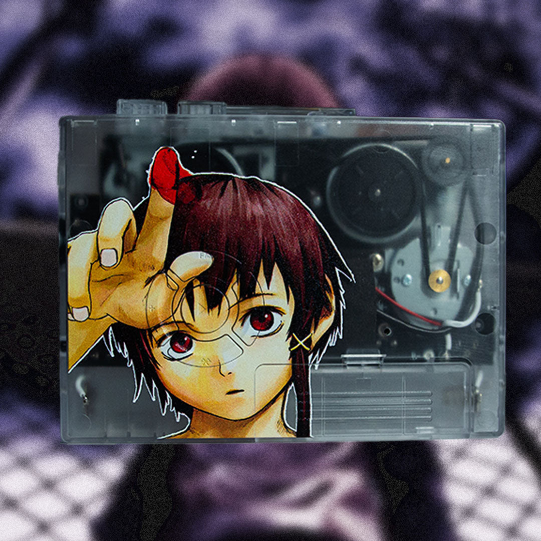 serial experiments lain” bootleg print tee | 古着・リメイク