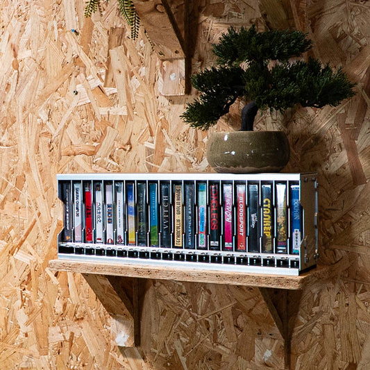 Metal Cassette wall/shelf storage Pre Order