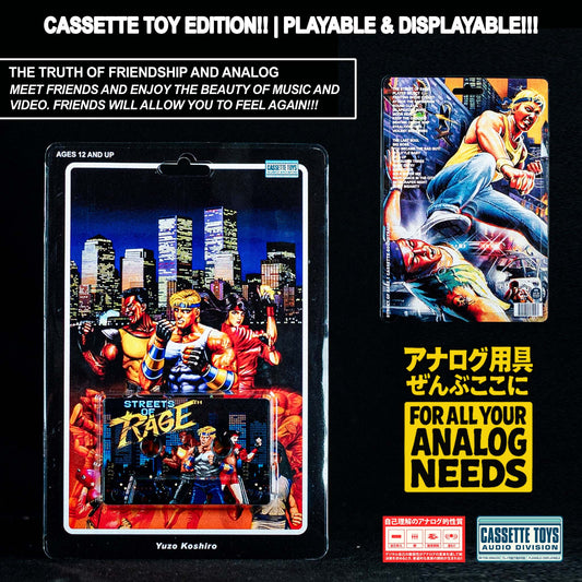 Streets of Rage Cassette (Toy Style) Clamshell Edition Pre Order