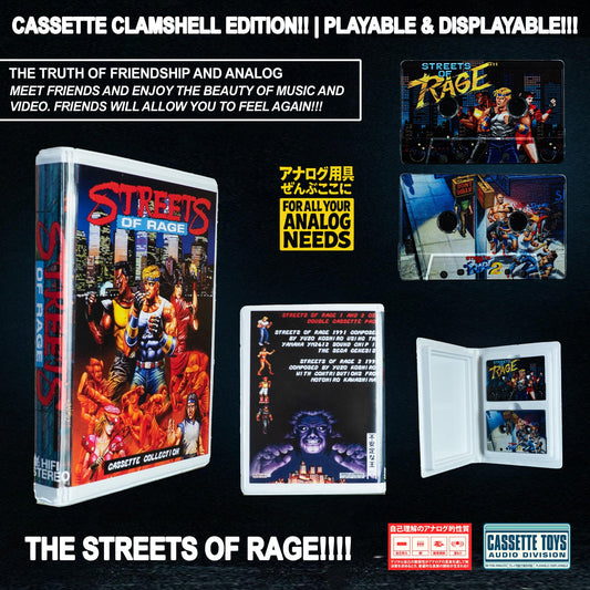 Streets of Rage 1 & 2 Clamshell Cassette Pack Ultimate Edition