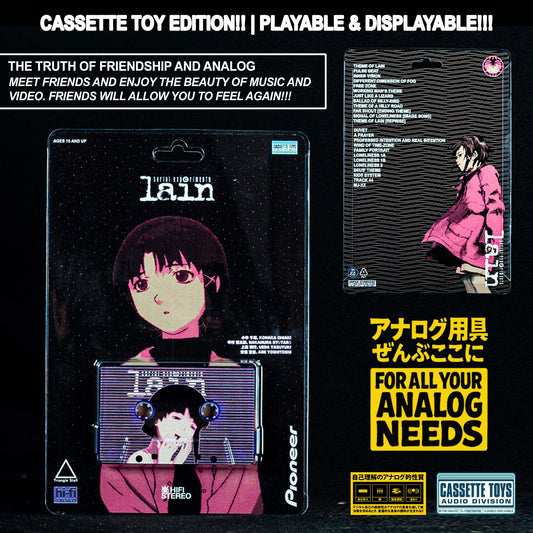 Serial Experiments Lain Cassette (Toy Style) Clamshell Edition Pre Order