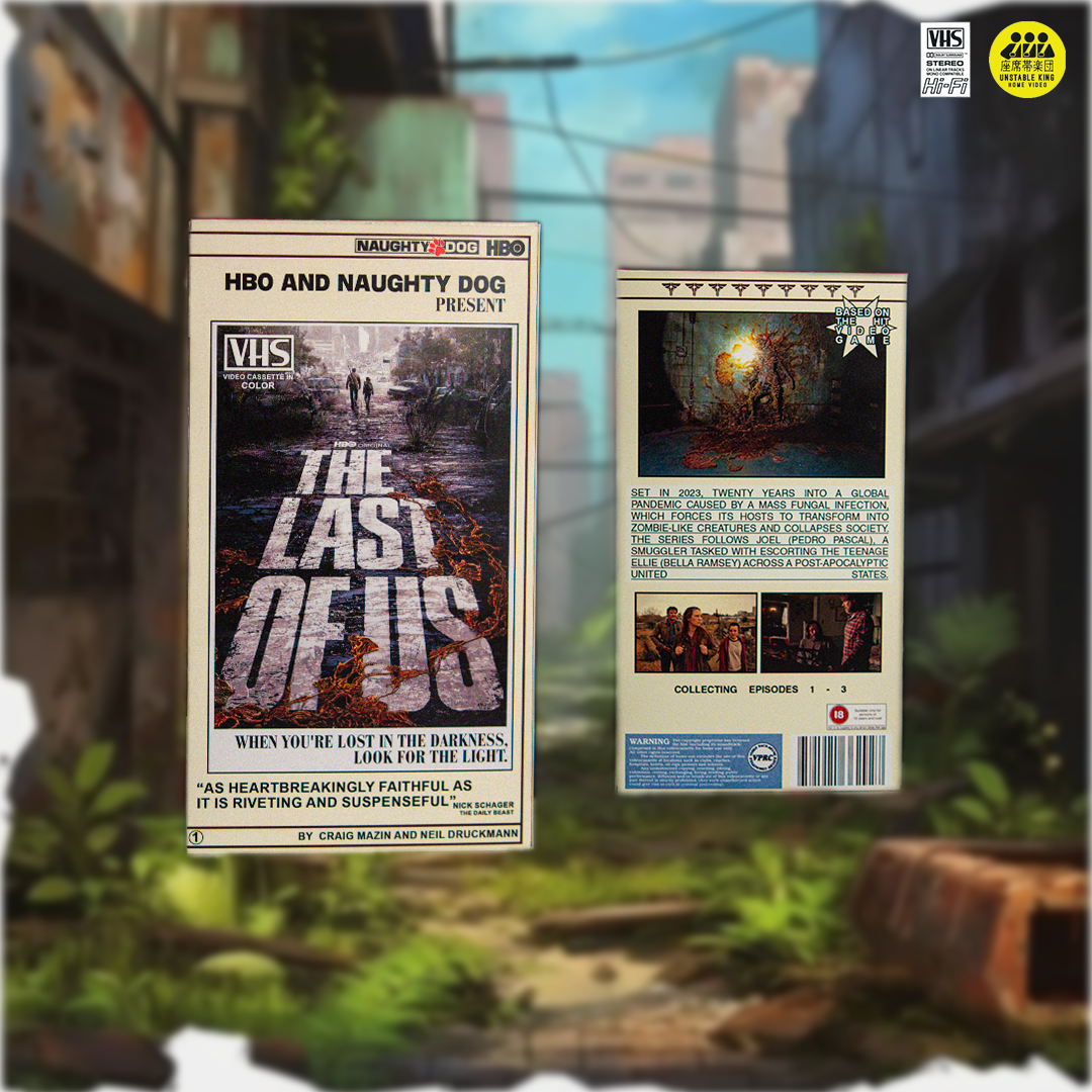 Last of Us Box Set on VHS (sticker edition)