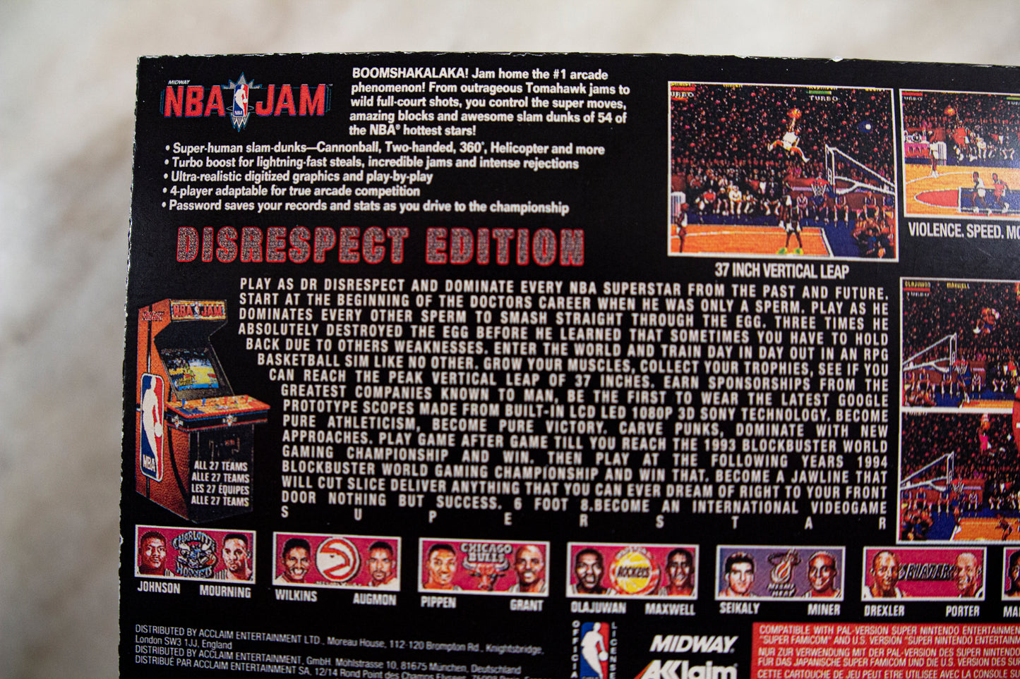 NBA Jam - Disrespect Edition Box (10 available)